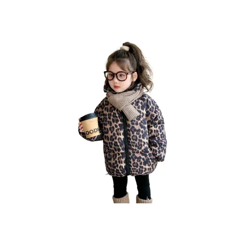 M JBABY Леопардовый принт KIDS Утеплённые куртки