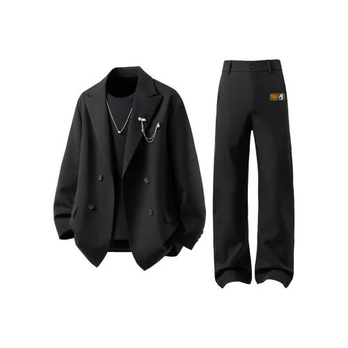 David Bakken Осенне-зимний Бизнес Костюм Унисекс Черный