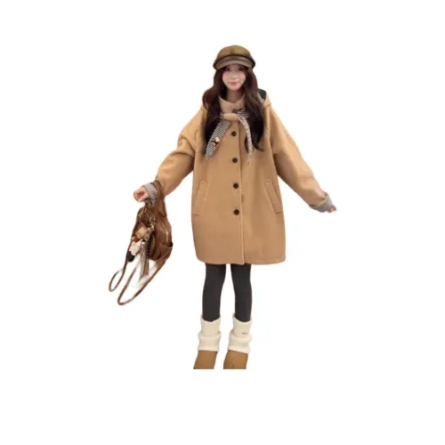 Cotton Gene Хаки Женское Пальто