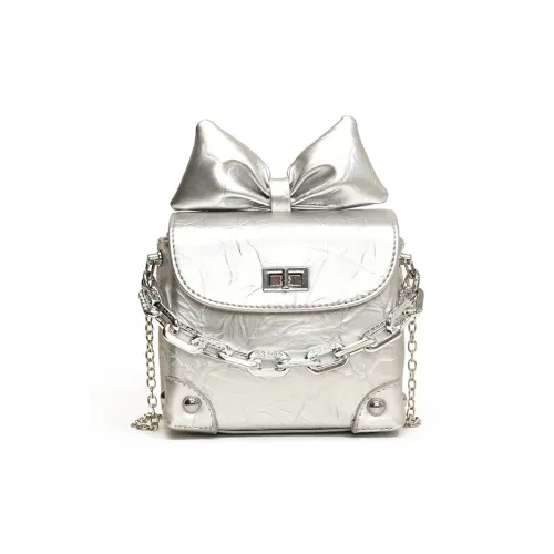 TAIGENU ПУ (полиуретан) Сумка через плечо Стандартная Женская Серебряный Экрю Черный Розовый