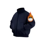 Премиум Синий [Осенний Зимний Термический Хлопковый Пуховик]