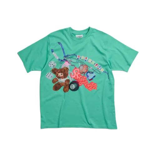 SSSTUFFF Бирюзовый Унисекс T-рубашки