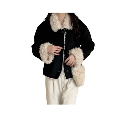 GUOZHEN Вельвет Feel Пальто Женское