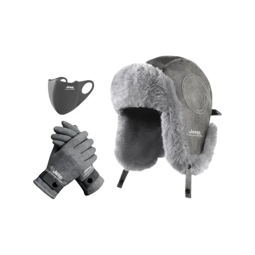 Jeep PU кожа шапки-ушанки унисекс