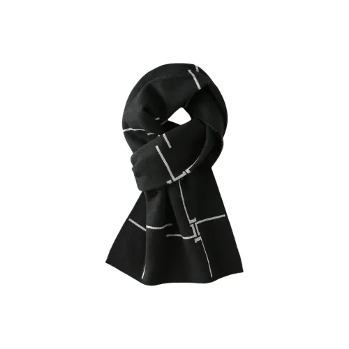 MH Вязаные шарфы из смешанной шерсти для мужчин