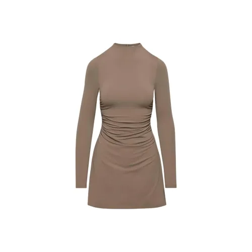 ARITZIA FW25 Оригинальный Тень ELEVATE Платье Длинное с Длинными Рукавами Женское