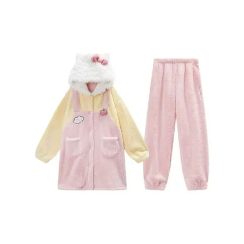 Yunpo Cute Kitten Пижама Женские Пижамные Наборы