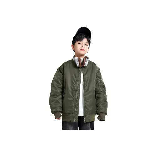 7 SEVFUN Повседневная Куртка Зимняя Армейская Зеленая Подростки