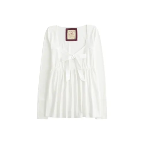 Hollister Белые Женские T-рубашки