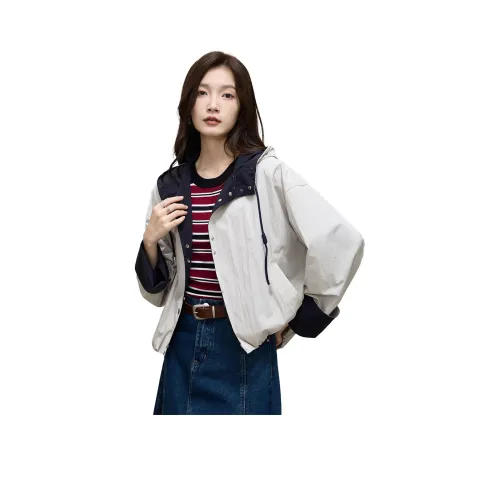 SMEN С капюшоном пальто куртка женские