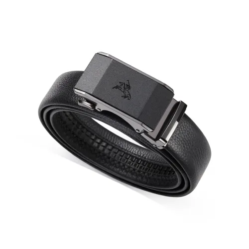 POLOMEISDO Телячья кожа Повседневный стиль Элегантность Удобный мужской ремень Мужской металлический