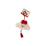 Молоко Кофейный-Дизайн Милый Домашний Щенок Кукла Брелок 13,5 см