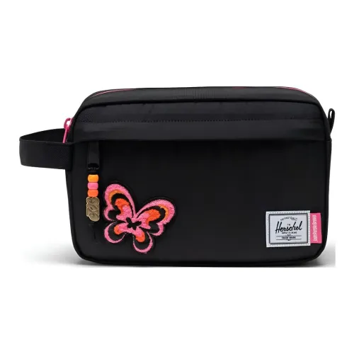 Herschel Переработанный Нейлоновый Туалетная Сумка Унисекс Черная
