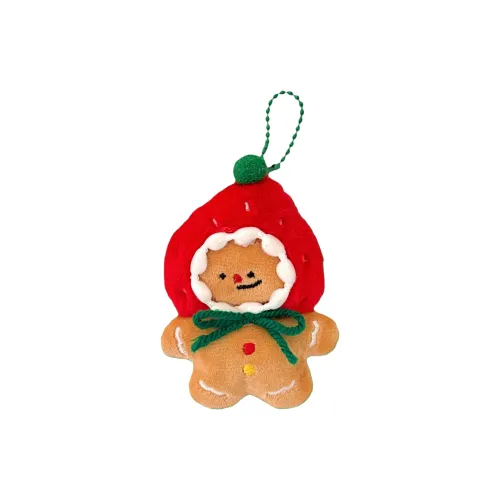 HUHUXIONG Пряничный человечек Звезды Носки Котенок Яблоко Снеговик Плюшевый Подвеска 7cm 9cm Длина тела