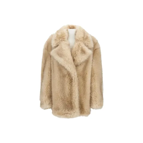 SportMax Khaki Женская меховая одежда