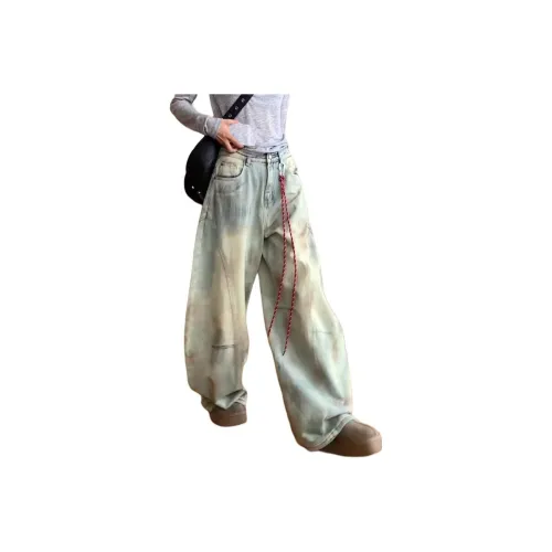 PWUE Синий Унисекс Джинсы