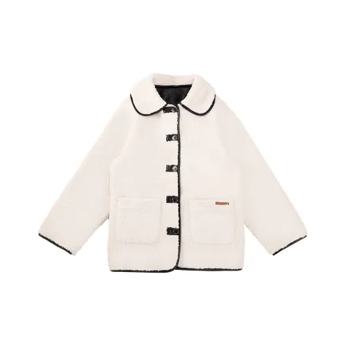 BARRY BANNY Двустороннее шерстяное пальто для детей