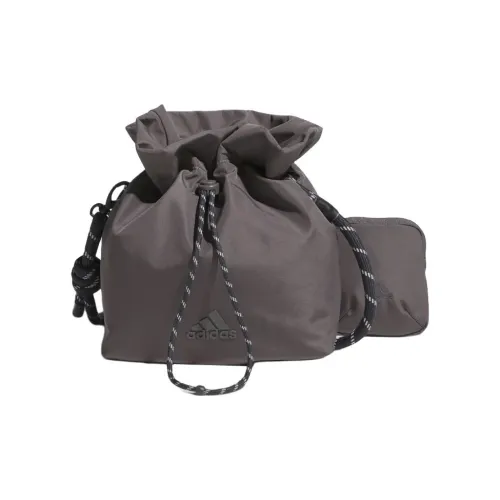 Adidas Полиэстер Сумка через плечо Маленькая Унисекс Угольная
