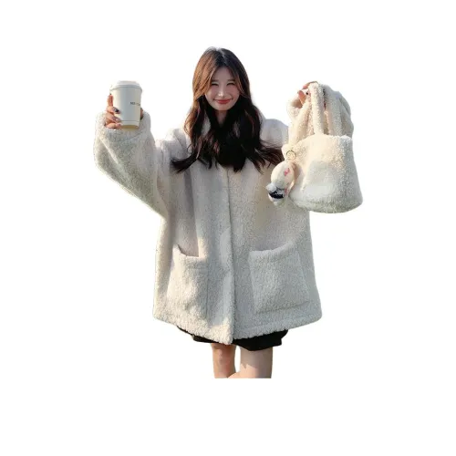 Vintage Cars Бархат Feel Пальто Женские