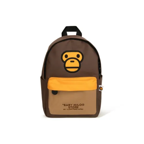 BABY MILO STORE BY A BATHING APE Ткань Рюкзак Унисекс Коричневый Розовый