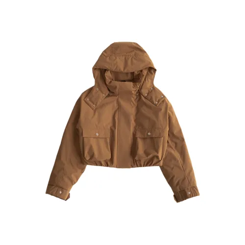 ZHONGQINGYU Новый Снег Лилия Хлопок Пуховая куртка Унисекс