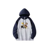 Темно-синий Collides с Серый