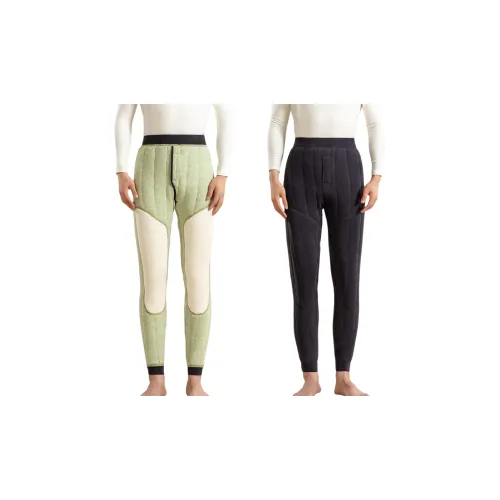 FAVMARTHA Черный Серый Мужские Термобрюки