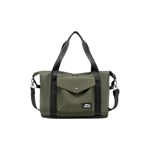 Slazenger Кожа Мембрана Сумка через плечо Стандартная Унисекс Оливково-зеленый