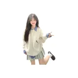 Белый, серый, с флисовой подкладкой [высококачественный]