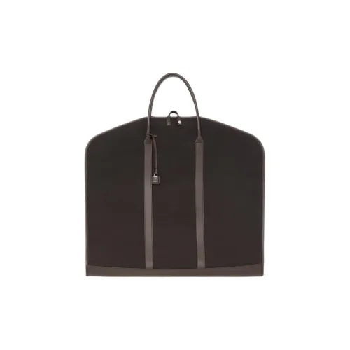 Loro Piana Linen Cotton Travel Storage Bag Unisex Black Dark Chocolate Loro Piana Льняная ткань Хлопок Путешествие Сумка для хранения Унисекс Черный Темный шоколад