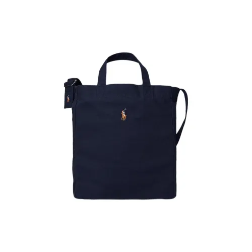 Polo Ralph Lauren Ткань Сумка-тоут Мужская Темно-синяя
