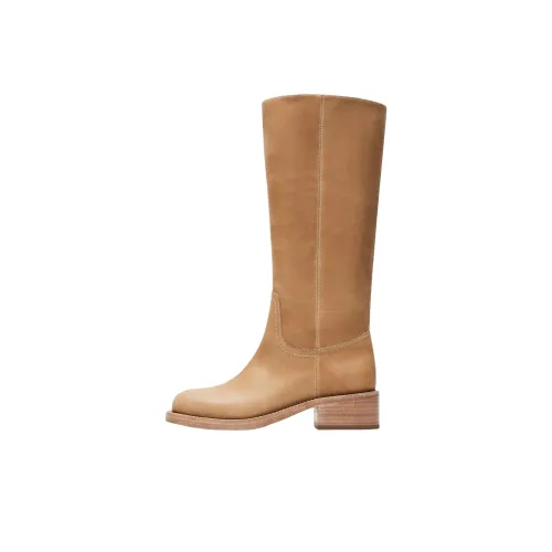 STEVE MADDEN RIGGS Высокие сапоги до колена 4,5 см женские коричневые