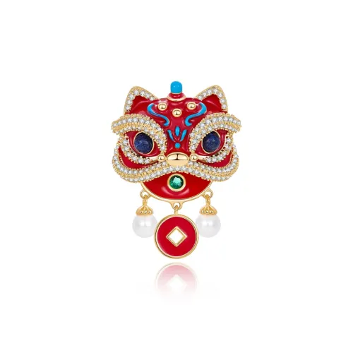 MCK Броши из меди и сплава женские