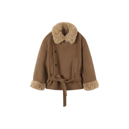 TSKIU Кофе Женские Пальто