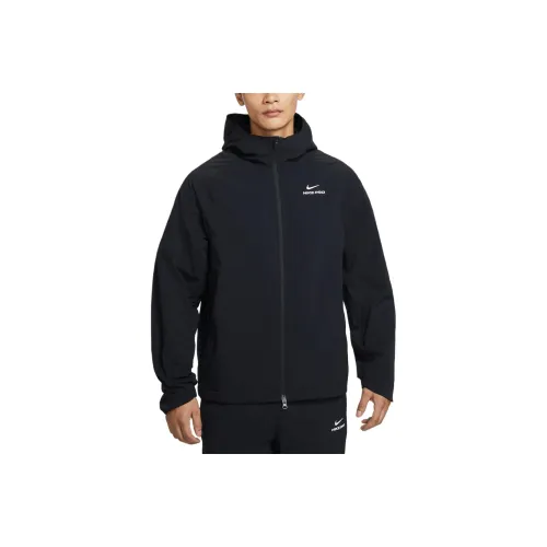 Nike Pro Черный Белый Мужские Куртки