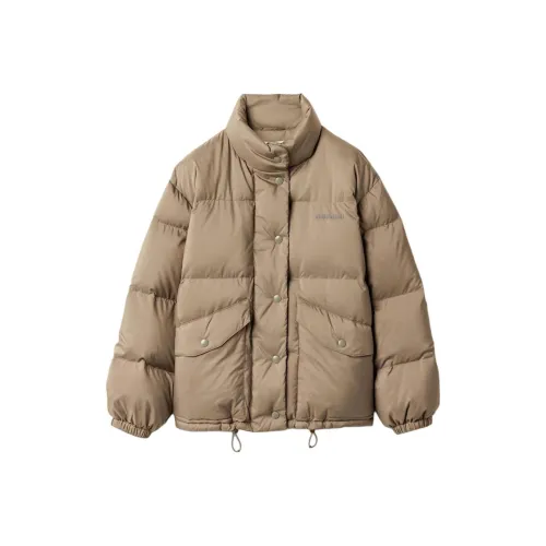 MIU MIU FW25 Пуховик Женский Стальной Серый