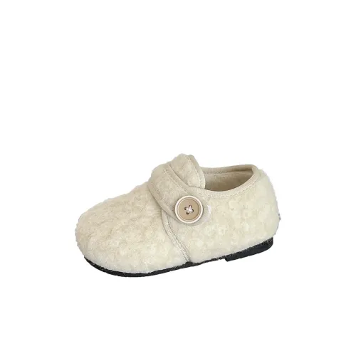 TLIT Детские зимние сапоги с низким верхом цвет экрю для дошкольников