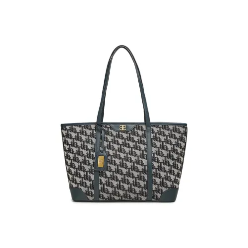 Сумка через плечо из искусственной кожи TATA большая женская синяя