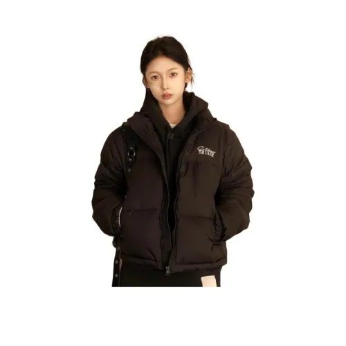 GUOZHEN Черный Унисекс Пуховики