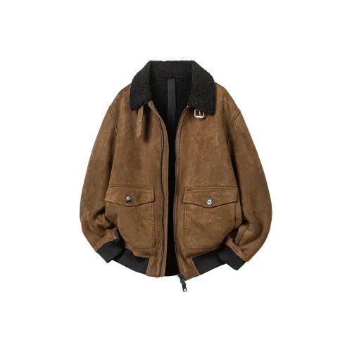 RASHOMONG Кожа Куртка Унисекс