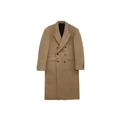 BISHE Светлый Верблюжий Унисекс Пальто