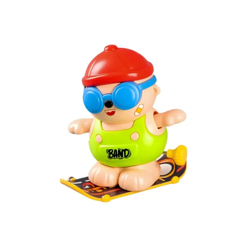 FKOFR Бег Вращающийся Ветер Вверх HIP HOP BEAR INERTIA Тянуть Спина Glider Игрушка