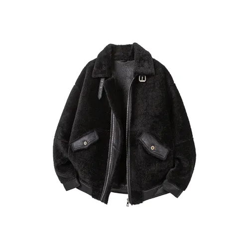 RASHOMONG Кожа Куртка Унисекс