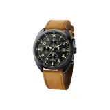 Коричневый ремень, черный