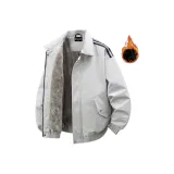 Серый с флисовой подкладкой