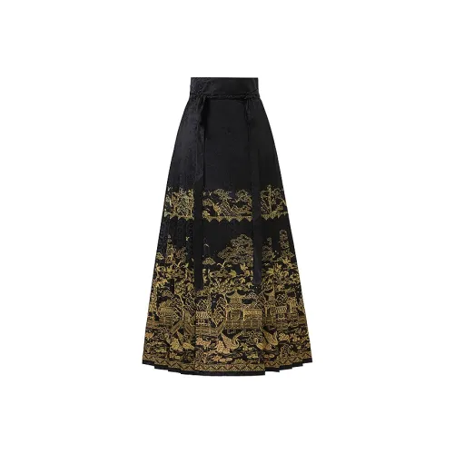 Cloud Hidden Moon Embroidery Ханьфу Женские