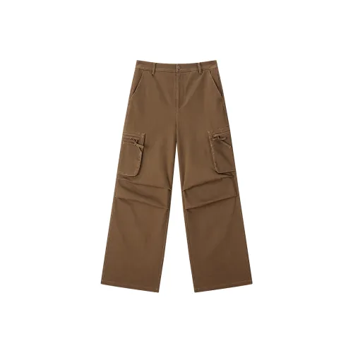 LEDIN Lilac Brown In stock Women's Casual Pants LEDIN Сиреневый Коричневый В наличии Женские Повседневные Брюки
