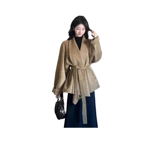 IWZI Шампанское Хаки Женское Пальто
