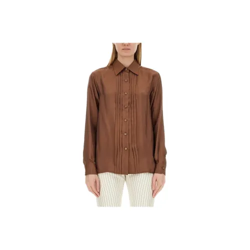 TOM FORD Светло-коричневые Женские Рубашки