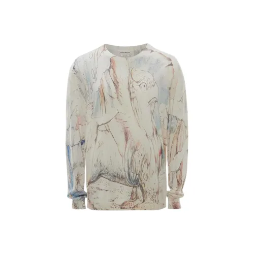 Alexander McQueen Толстовка Мужская Айвори